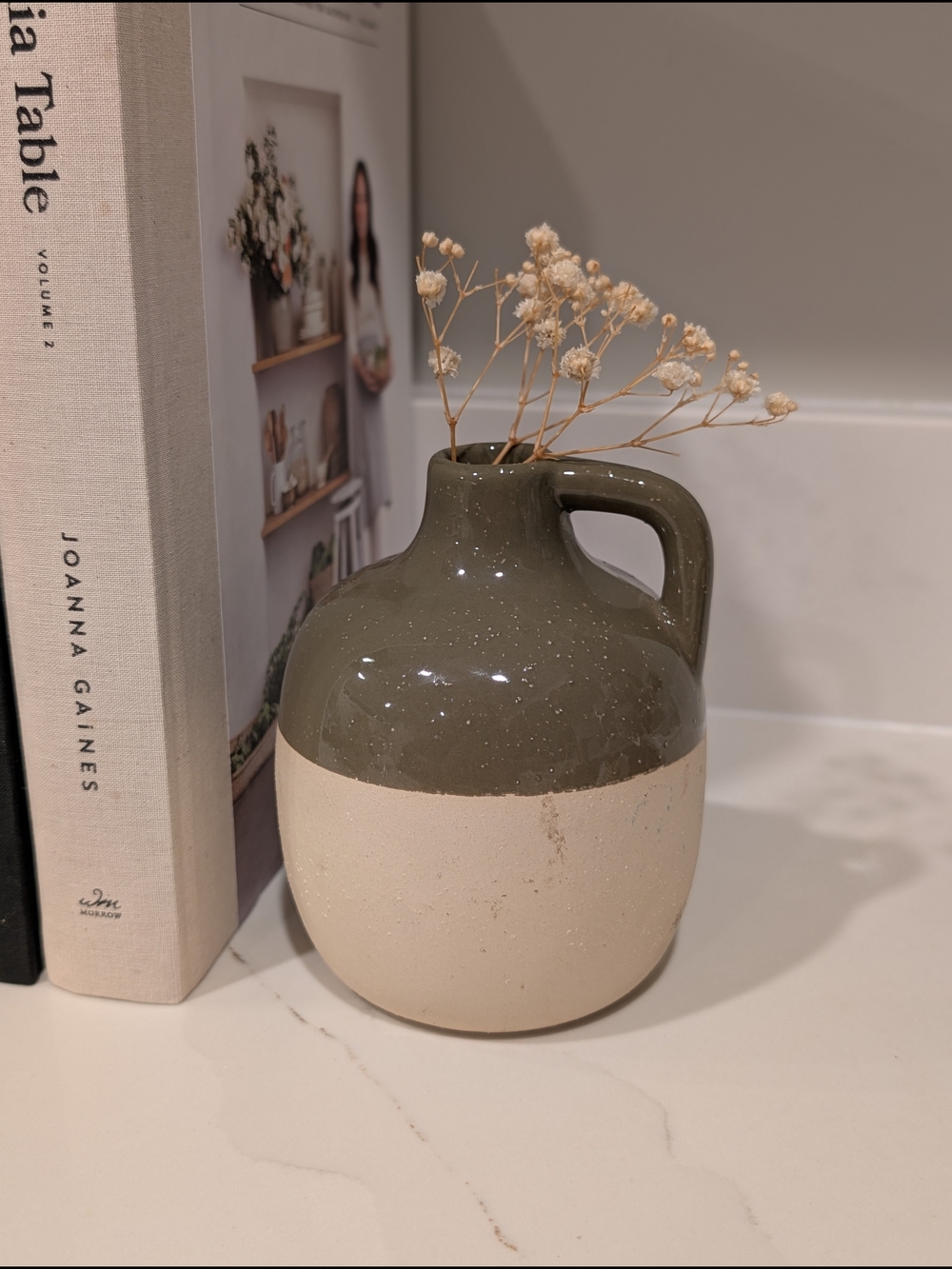 Vintage Stoneware Small Ceramic Vase
